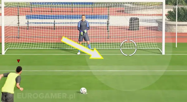 FIFA 22: Obrona karnych zobacz, jak czytać strzelca!