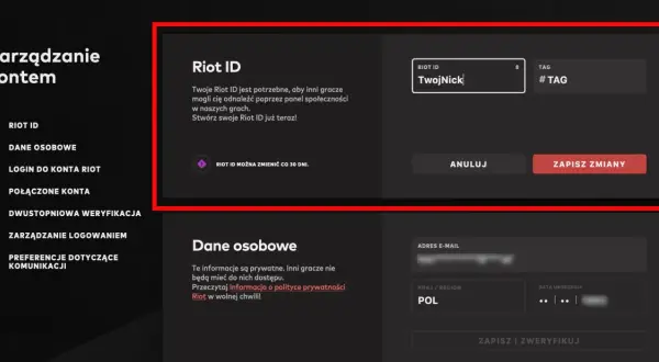 Gdzie jest Riot ID? Znajdź i zmień swój identyfikator za darmo!