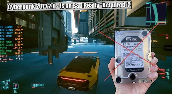 Cyberpunk 2077: Ile waży gra? Przygotuj dysk SSD na 160 GB!